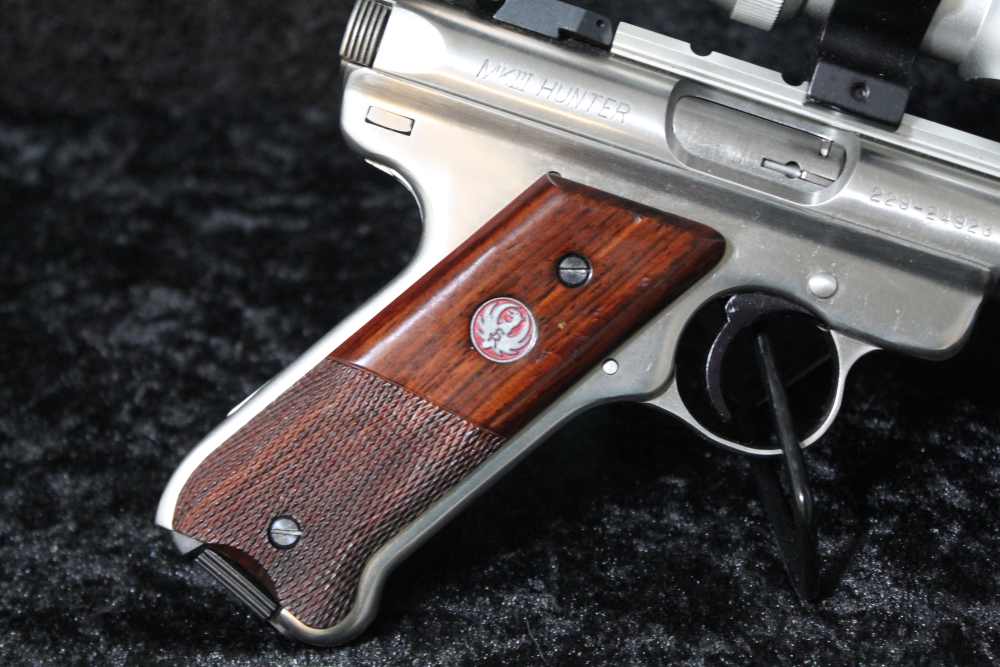 RUGER MARK III HUNTER .22 LR WITH SCOPE AND CASE-img-5