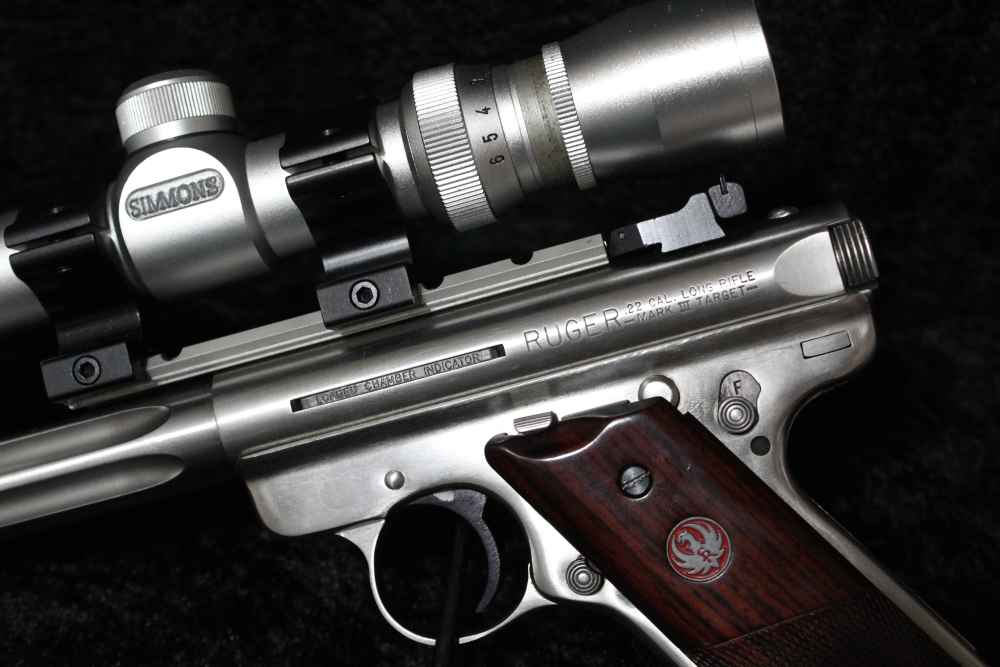 RUGER MARK III HUNTER .22 LR WITH SCOPE AND CASE-img-7