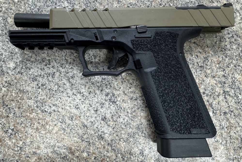 Polymer80 PFS9 Custom 9mm Luger Semi-Auto Pistol – FDE Ported Slide – 18+1 -img-11
