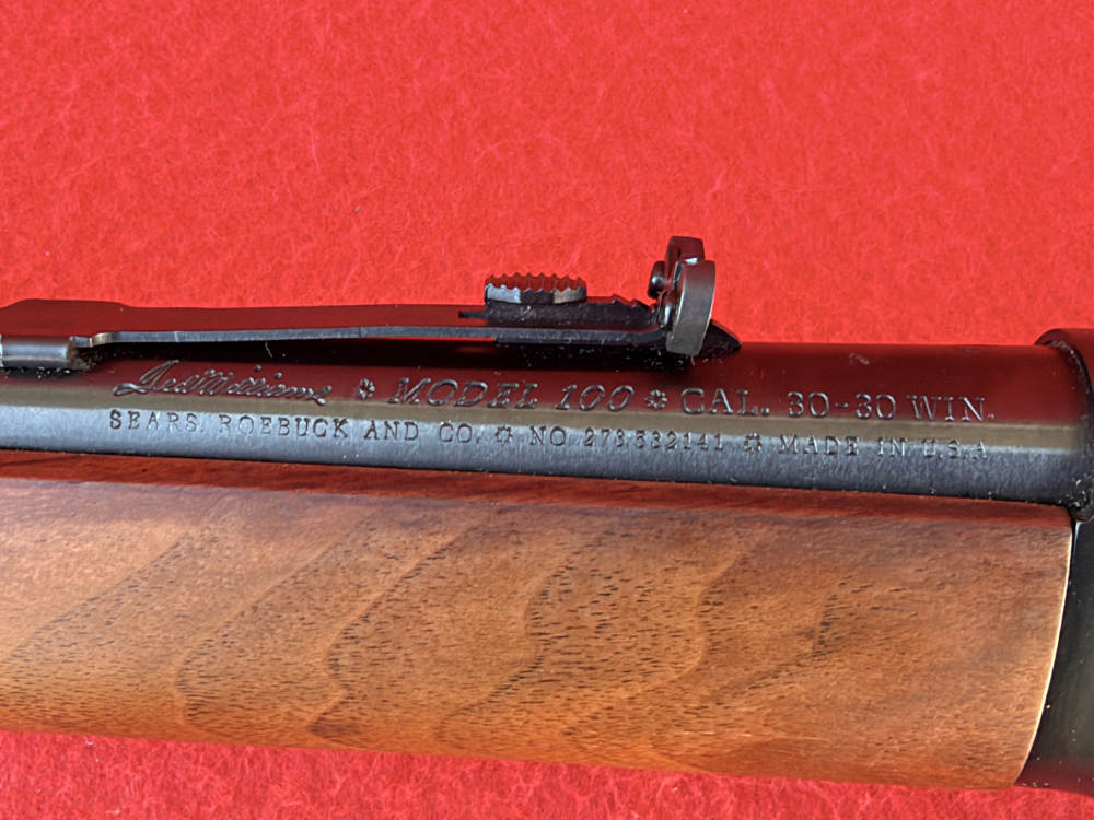 Sears Ted Williams Model 100 Winchester 94 30-30 WIN Lever Action Rifle-img-14