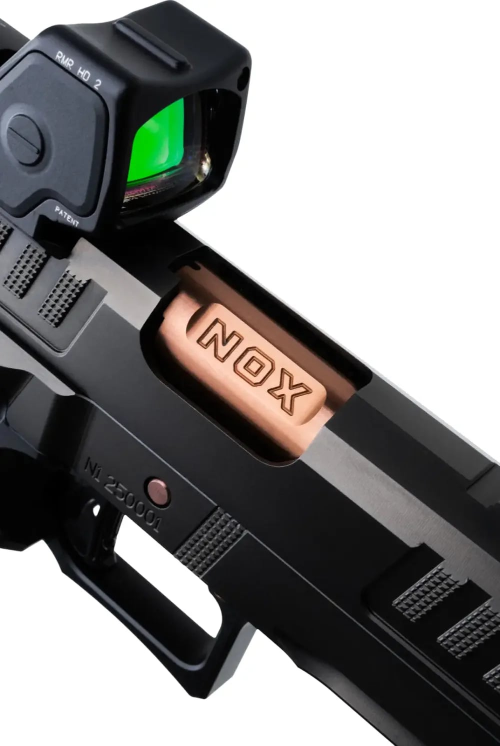 Jacob Grey Nox 9 - 5" Barrel (9mm) - RMR HD - Black/Copper-img-6