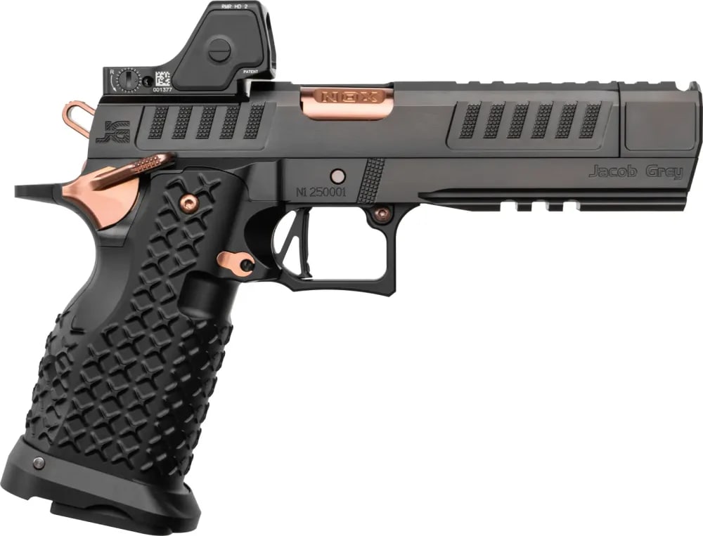 Jacob Grey Nox 9 - 5" Barrel (9mm) - RMR HD - Black/Copper-img-1