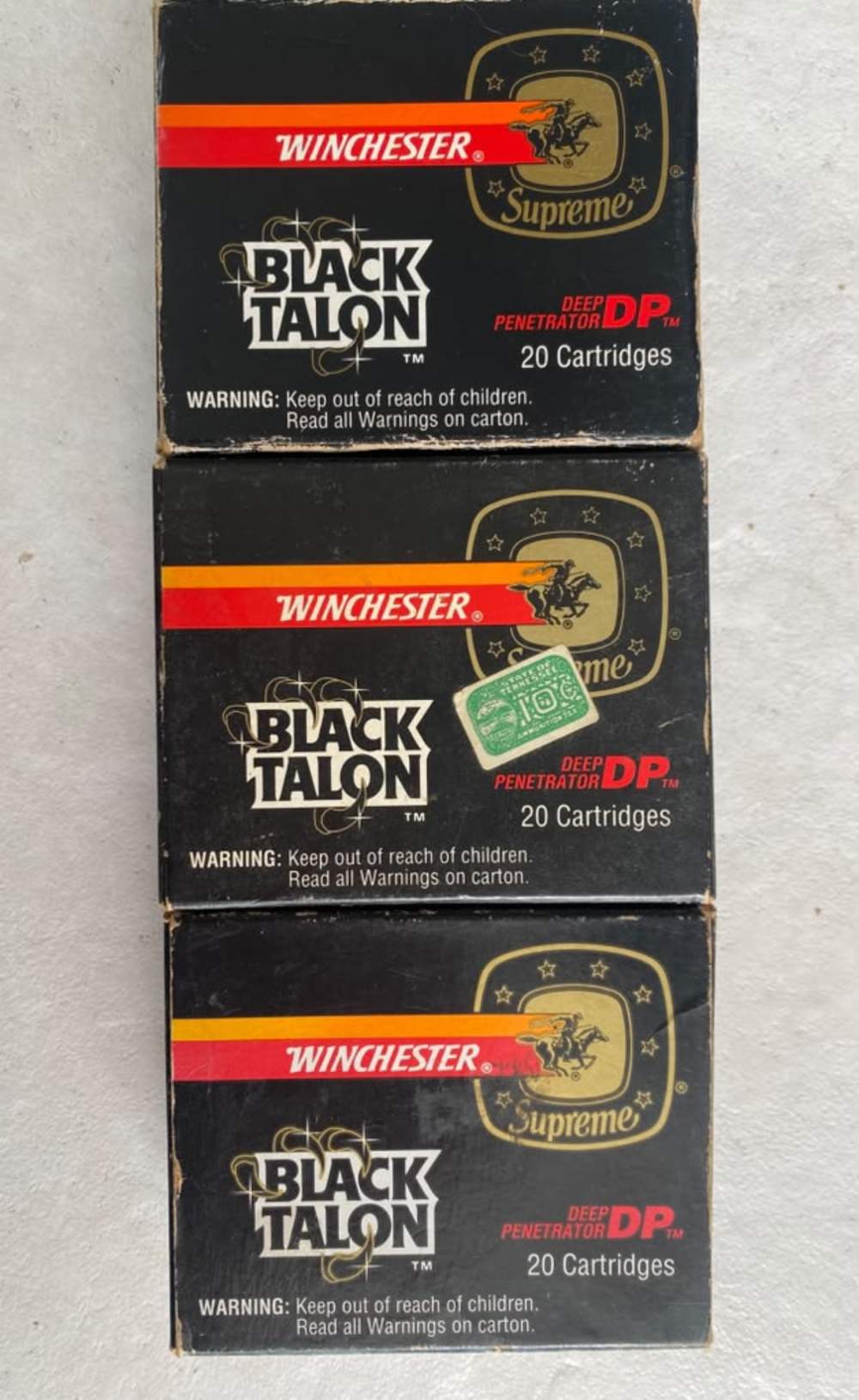 Winchester Black Talon 45 ACP - 60 Rounds SXT Rare-img-1