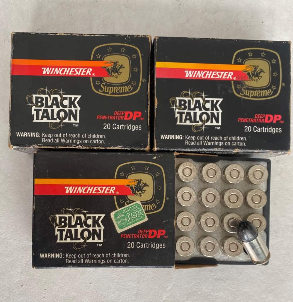 Winchester Black Talon 45 ACP - 60 Rounds SXT Rare-img-0