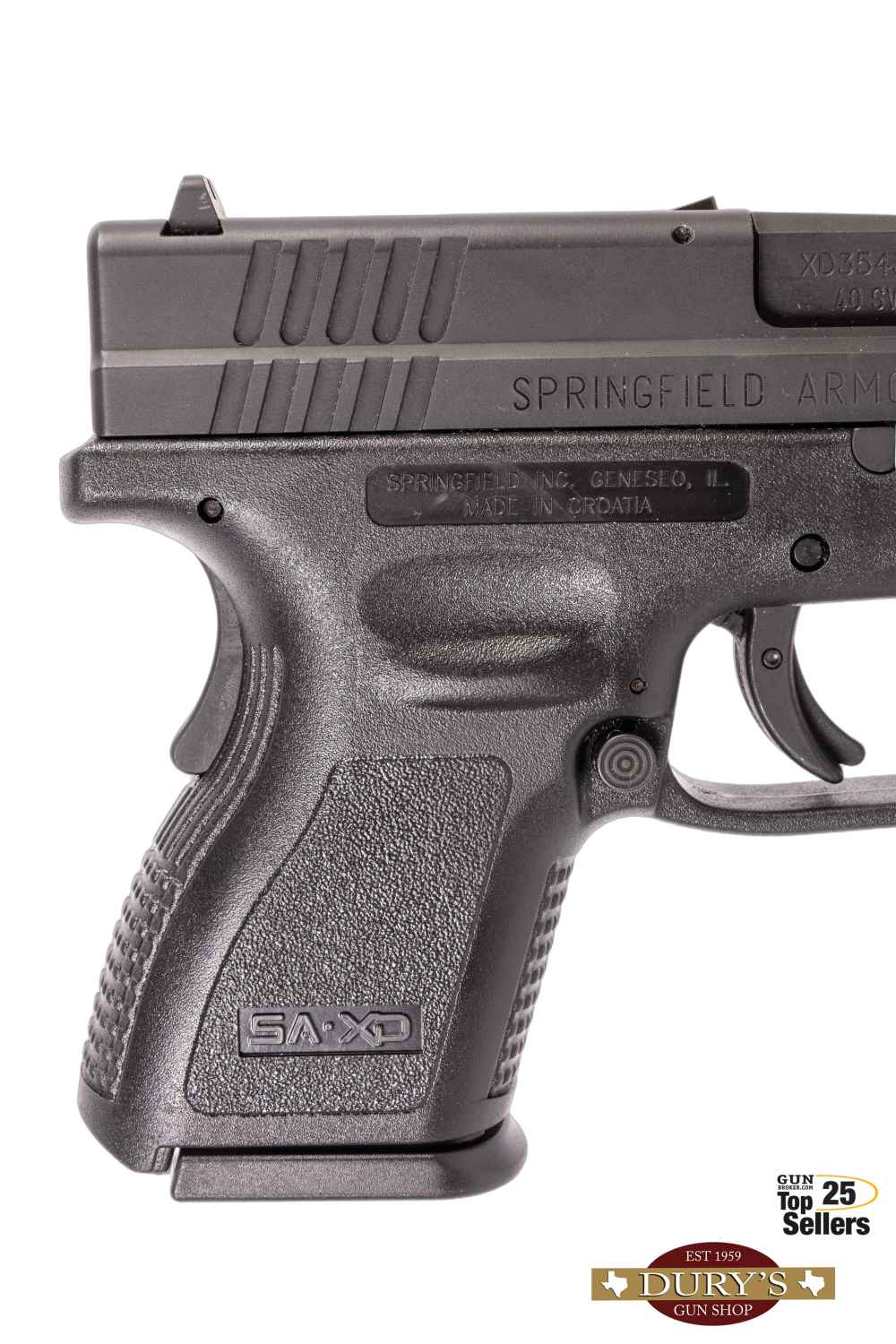 Springfield Armory XD Sub-Compact 40S&W Dury's #42030-img-1