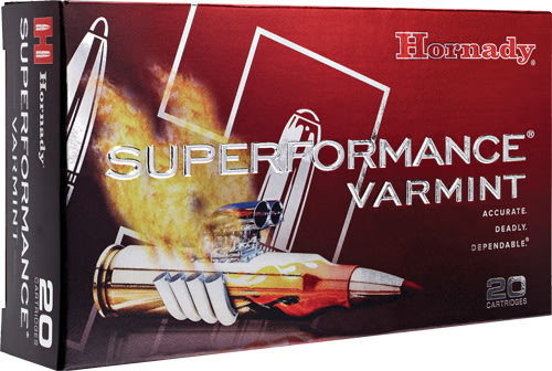 Hornady 83204 Superformance Varmint 204 Ruger 32gr V Max 20 Per Box/10 Case-img-1