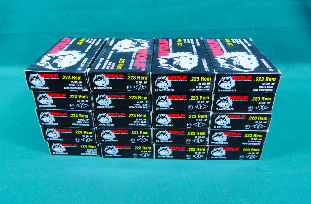 420 Rounds of .223 Ammo by Wolf 55gr FMJ-img-0