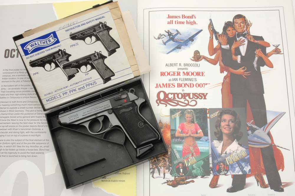 Walther PPK/S .380 acp LNIB 1982 mfg Octopussy Era Bond Cards PPK PP NO RES-img-17