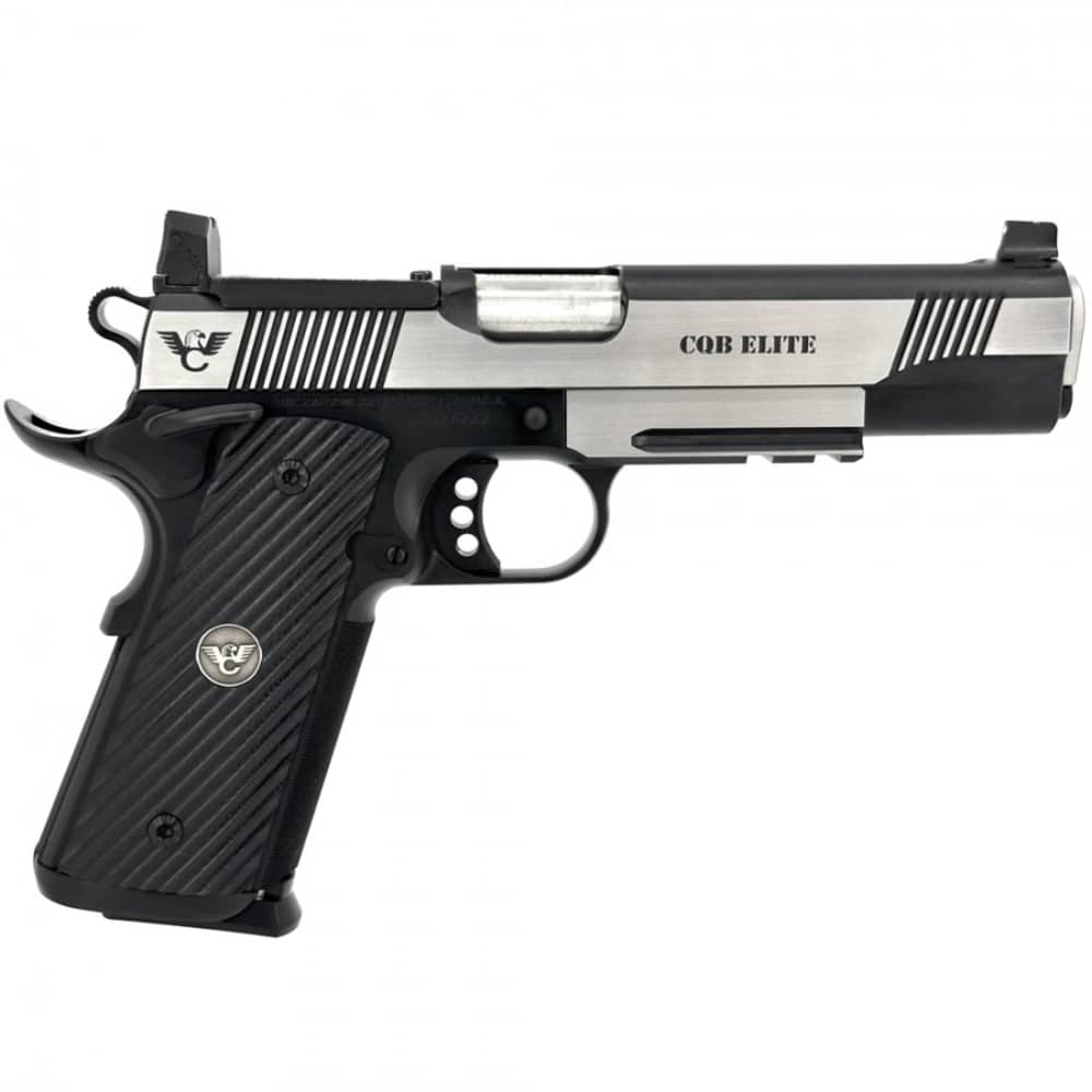 Wilson Combat CQB Elite - 5" Bbl (.45 ACP) - Optics Ready - Stainless/Black-img-1