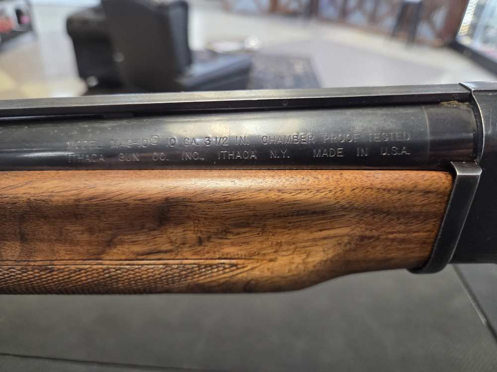 ITHACA MAG 10 SEMI AUTO SHOTGUN INCREDIBLE WOOD -img-23