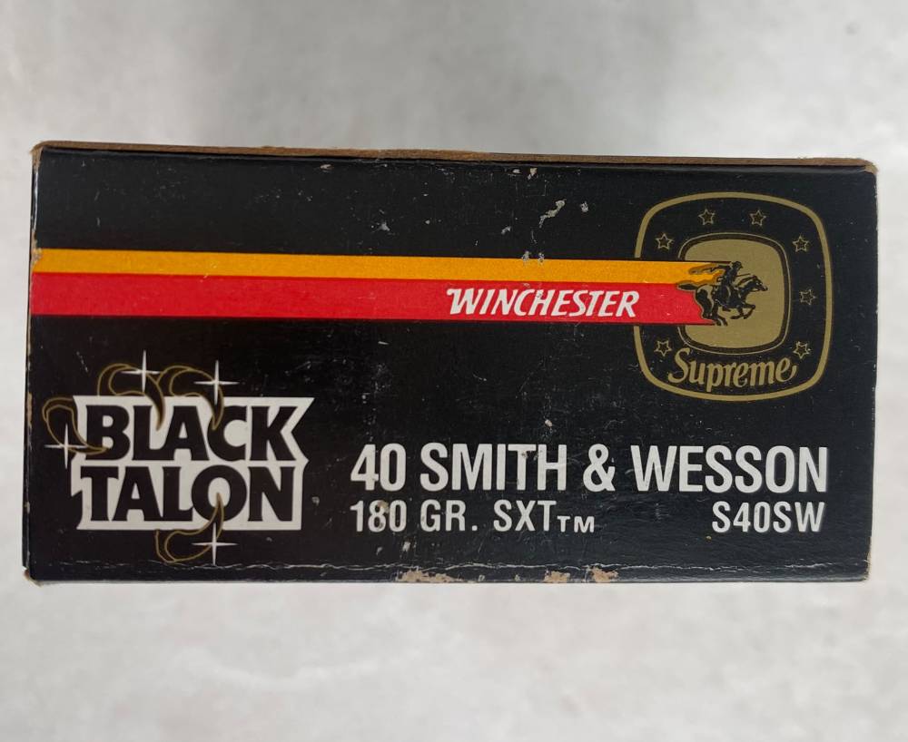 Winchester Black Talon 40 S&W - 20 Rounds SXT Rare-img-2