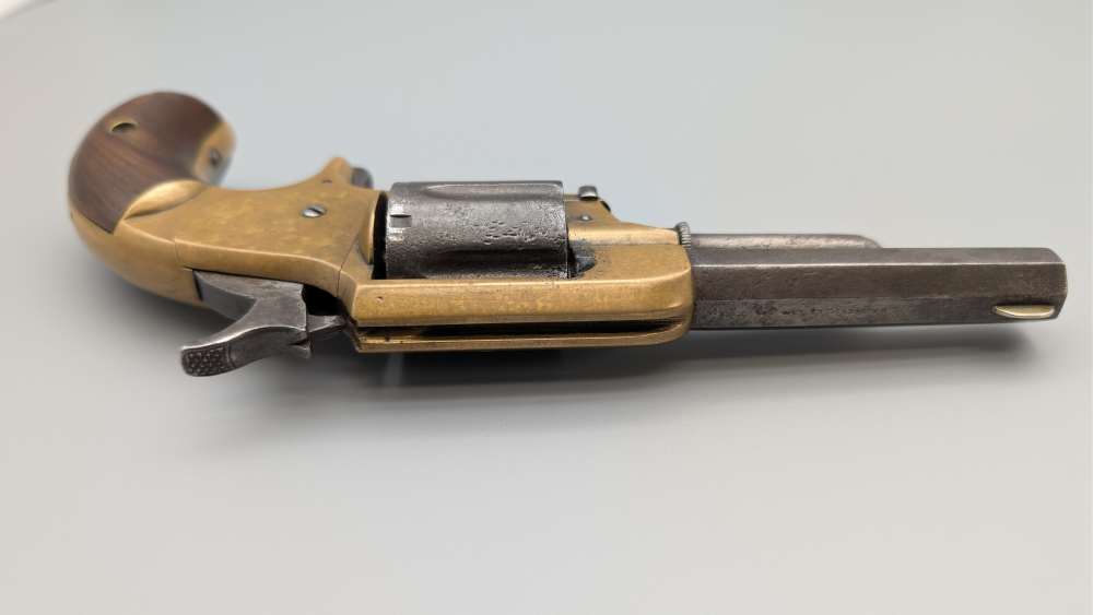 US Whitneyville Revolver No. 1-1/2 .32 Rimfire Circa 1875 Civil War Era-img-4