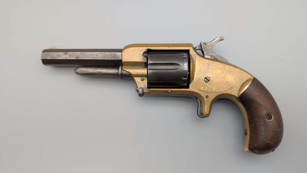 US Whitneyville Revolver No. 1-1/2 .32 Rimfire Circa 1875 Civil War Era-img-0