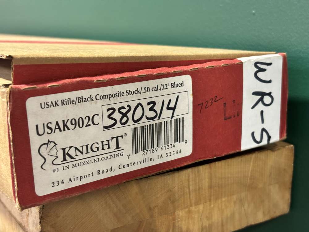 Knight Muzzleloader In Line .50 Cal Cap Fired New In Box -img-13