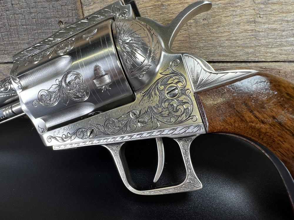 STUNNING Custom Engraved E.F. Phelps Heritage I .45-70 Govt Revolver-img-15