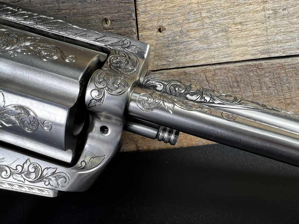 STUNNING Custom Engraved E.F. Phelps Heritage I .45-70 Govt Revolver-img-2
