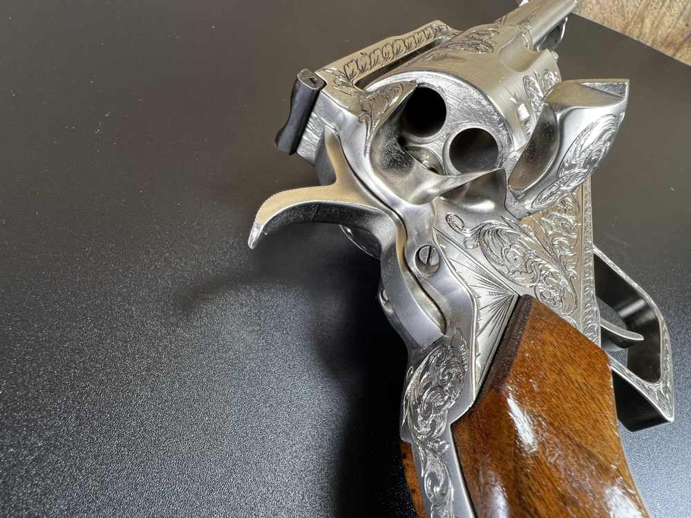 STUNNING Custom Engraved E.F. Phelps Heritage I .45-70 Govt Revolver-img-36