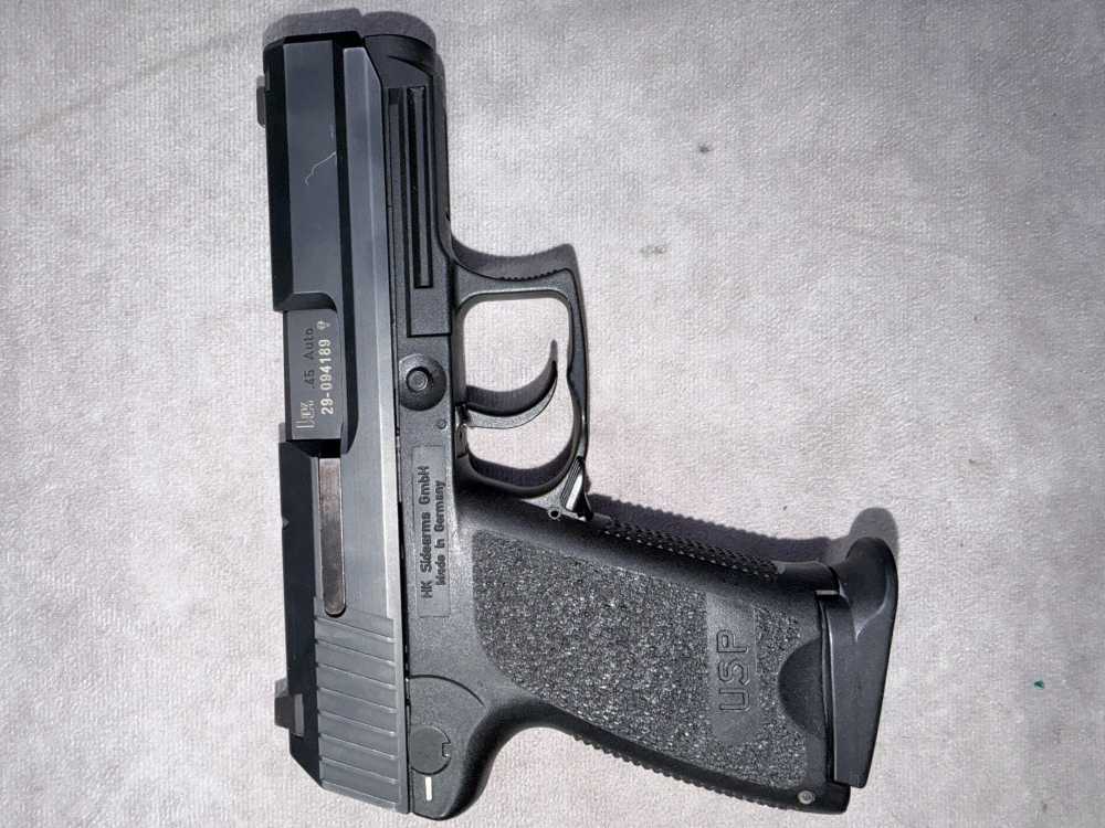 USED! HK HECKLER & KOCH USP45 COMPACT 45 ACP PISTOL ORIG CASE 2 MAGS USPC -img-10