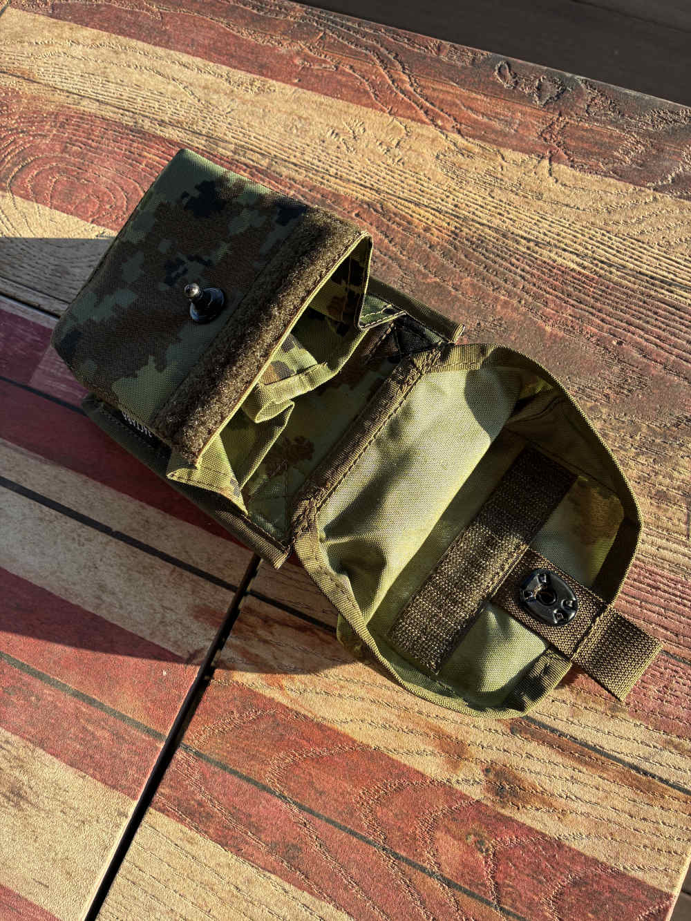 RARE RUSSIAN SVD MAGAZINE POUCH BORDER GUARD CAMO 2 CELL NEW *LAST ONE***-img-1