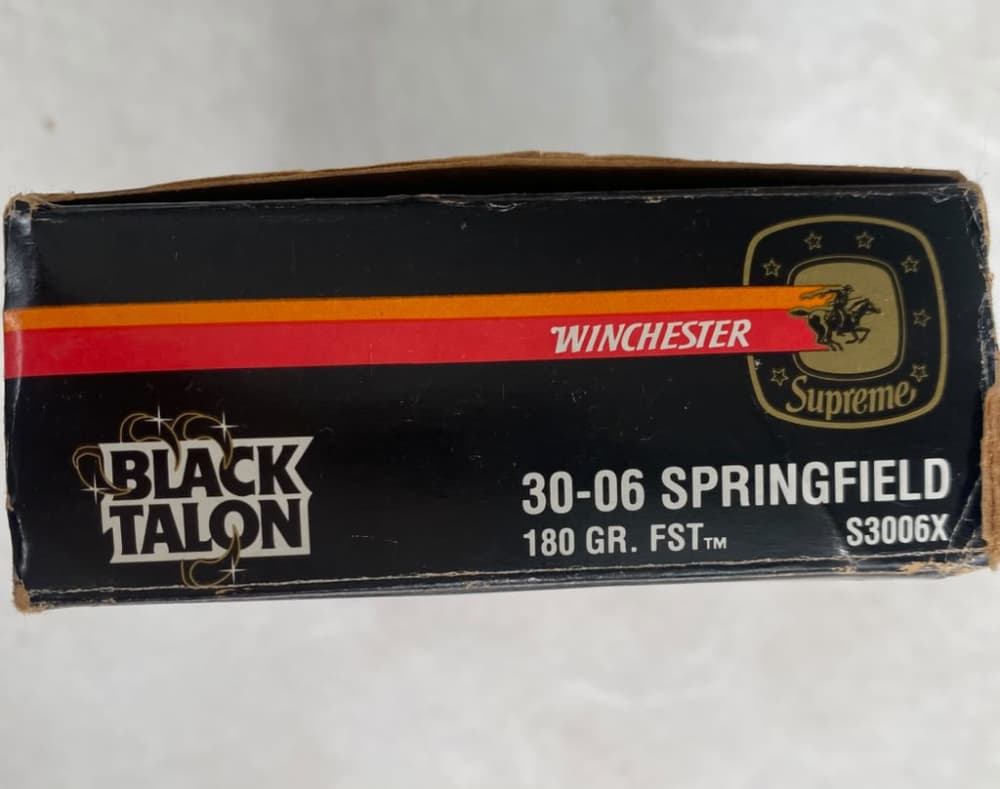 Winchester Black Talon .30-06 Springfield - 20 Rounds FST Rare-img-1