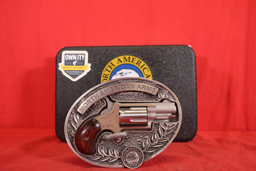  North American Arms LR Belt Buckle Revolver 22 LR 1.125"-img-1