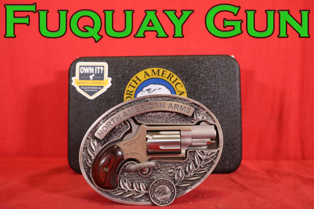  North American Arms LR Belt Buckle Revolver 22 LR 1.125"-img-0