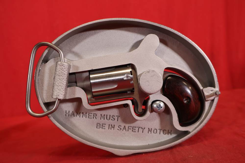  North American Arms LR Belt Buckle Revolver 22 LR 1.125"-img-4