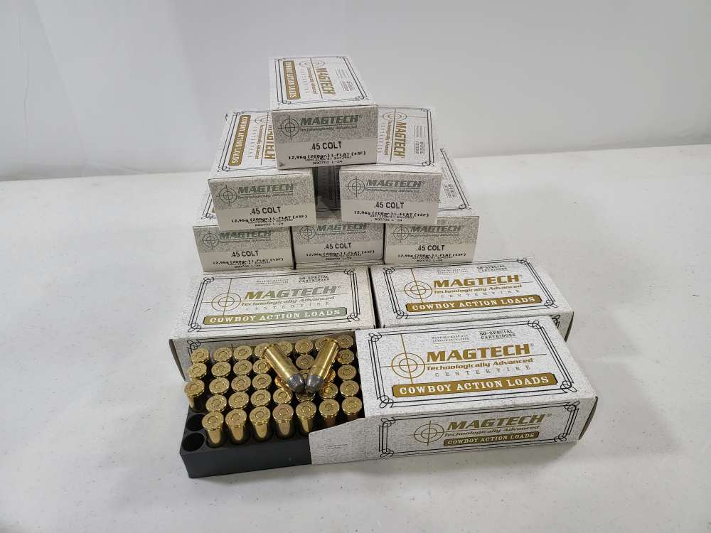 600rds Magtech Cowboy Action Loads 45 Colt 200gr L-Flat-img-0