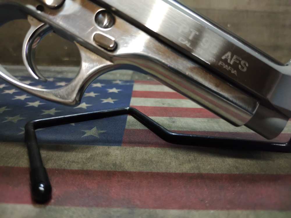 LOOK! GREAT COND TAURUS PT-99 AFS STAINLESS 9mm 5"Brl w/Mag 15+1 PENNY NR! -img-28