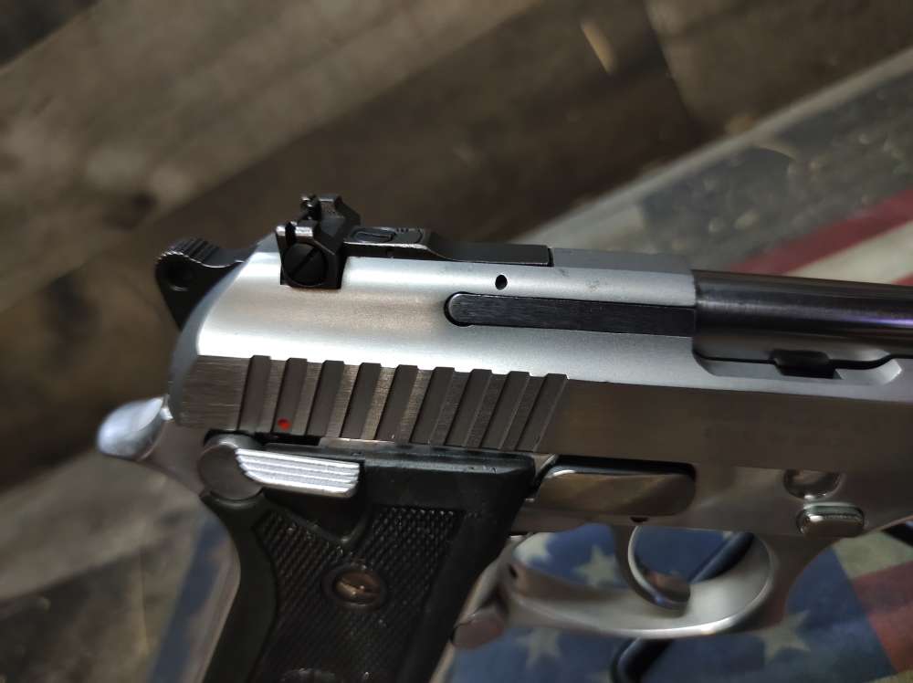LOOK! GREAT COND TAURUS PT-99 AFS STAINLESS 9mm 5"Brl w/Mag 15+1 PENNY NR! -img-35