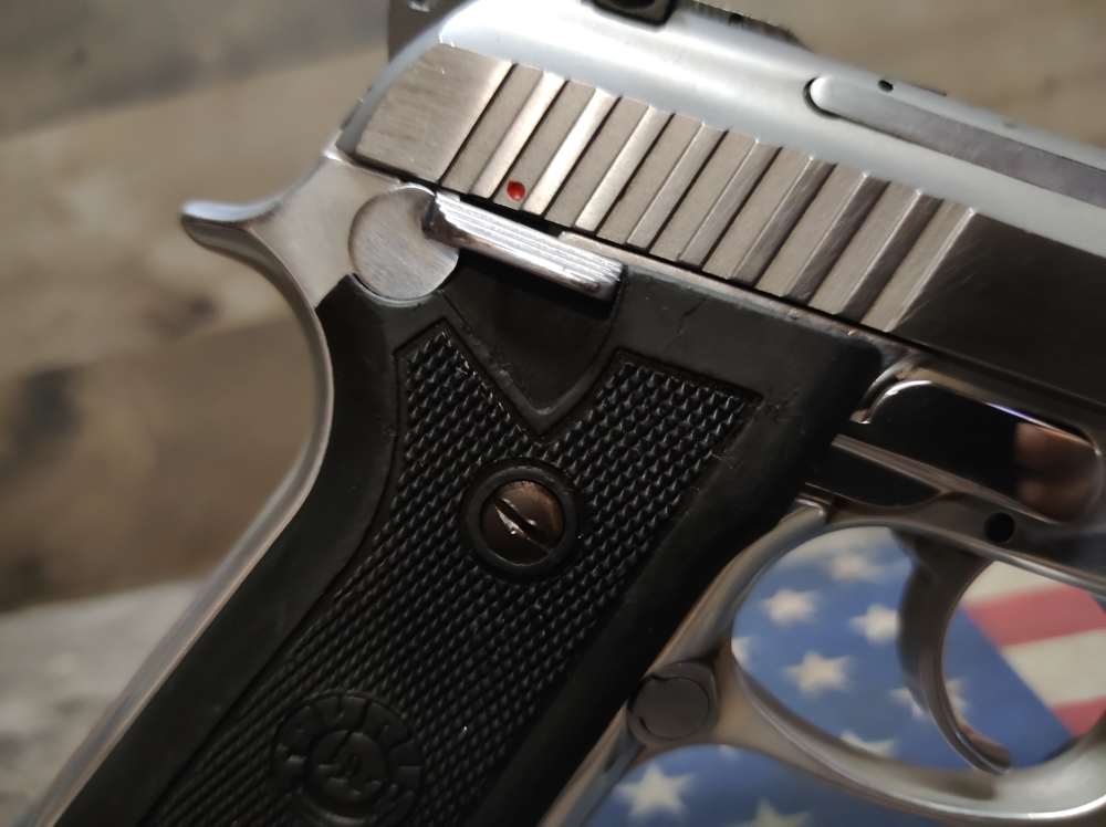 LOOK! GREAT COND TAURUS PT-99 AFS STAINLESS 9mm 5"Brl w/Mag 15+1 PENNY NR! -img-37