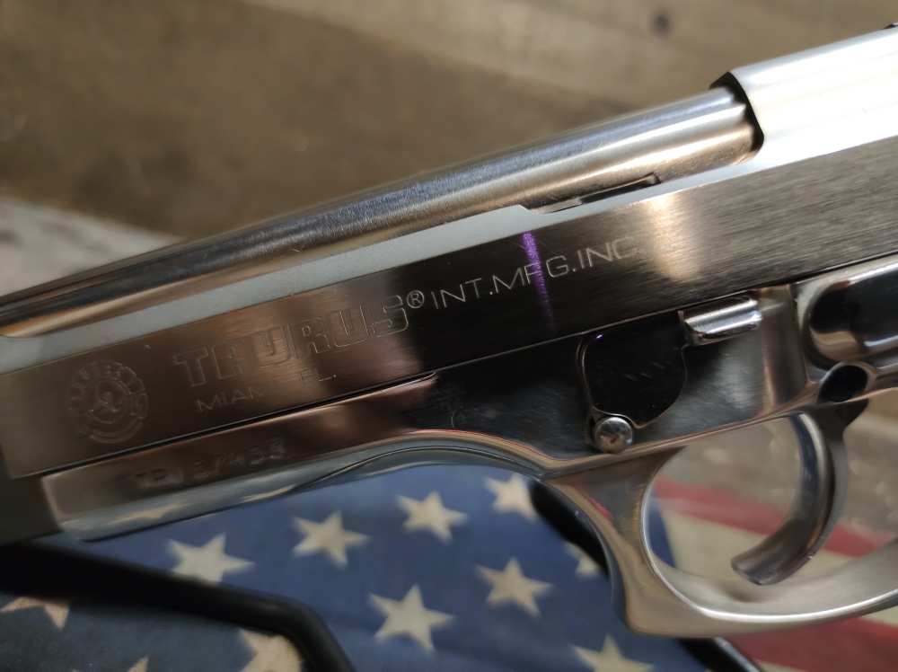 LOOK! GREAT COND TAURUS PT-99 AFS STAINLESS 9mm 5"Brl w/Mag 15+1 PENNY NR! -img-11