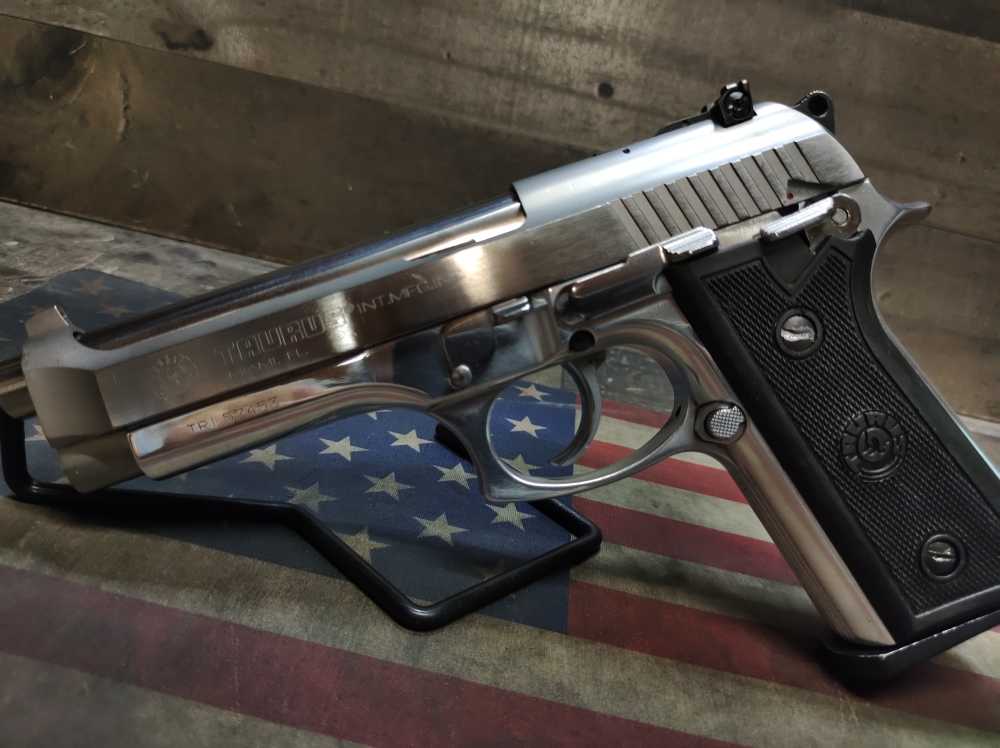 LOOK! GREAT COND TAURUS PT-99 AFS STAINLESS 9mm 5"Brl w/Mag 15+1 PENNY NR! -img-0