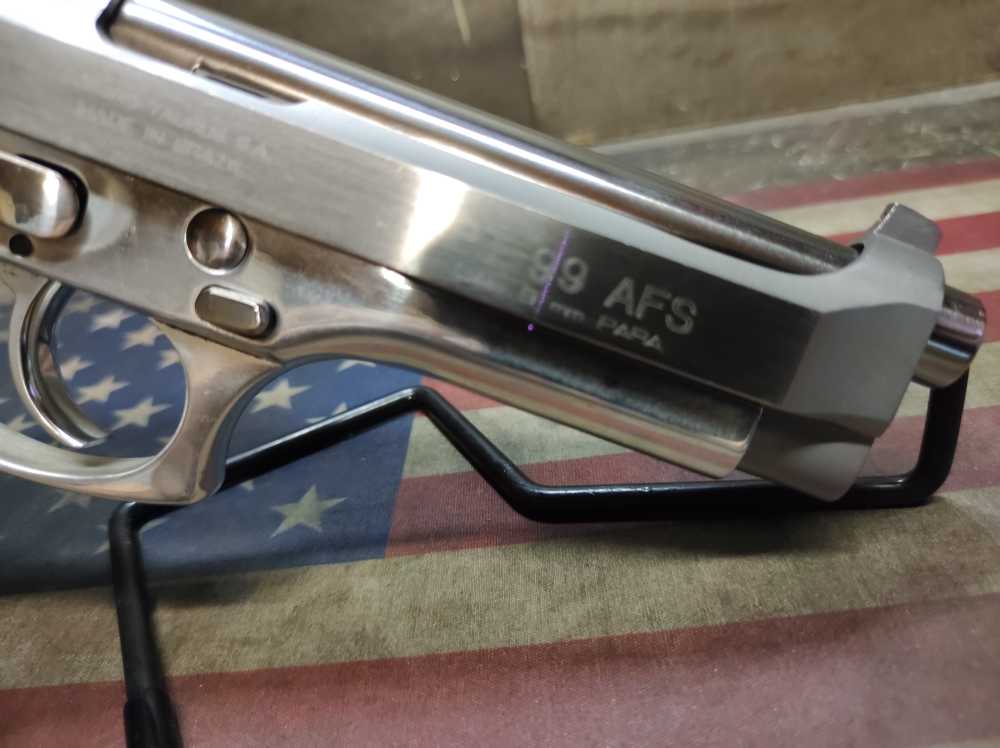 LOOK! GREAT COND TAURUS PT-99 AFS STAINLESS 9mm 5"Brl w/Mag 15+1 PENNY NR! -img-32