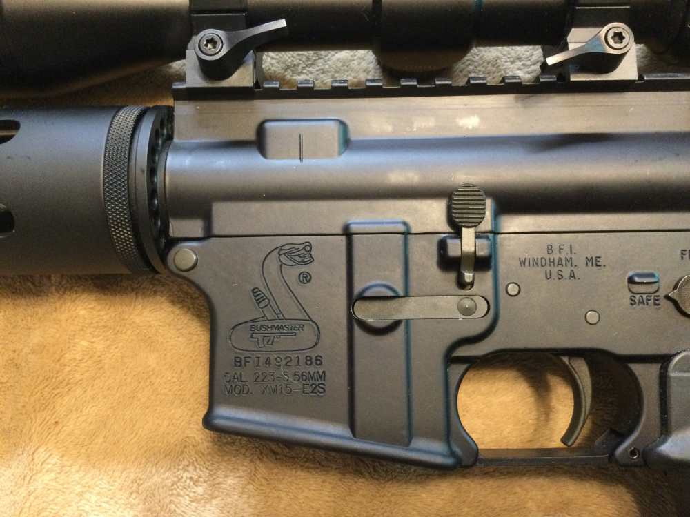 BUSHMASTER V-MATCH COMPETITION SEMI-AUTO RIFLE in 5.56mm NATO Cal. W/SCOPE-img-7