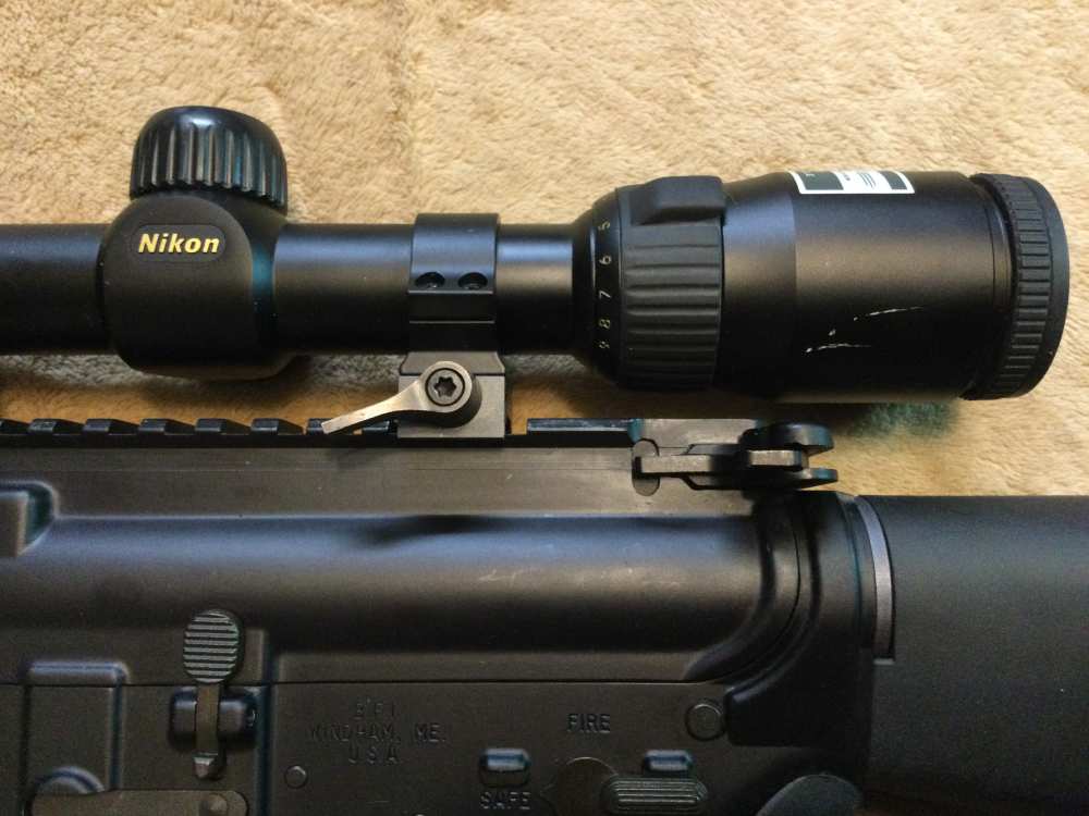 BUSHMASTER V-MATCH COMPETITION SEMI-AUTO RIFLE in 5.56mm NATO Cal. W/SCOPE-img-8