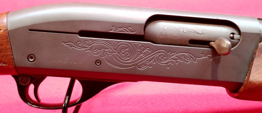 Remington Model 1100 12 gauge 3" magnum 21" FIXED FULL NICE!!!-img-14