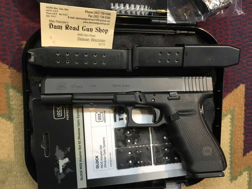 Glock G40 Gen 4 10mm w/3-15rd.Magazines #UG4030103MOS-img-1