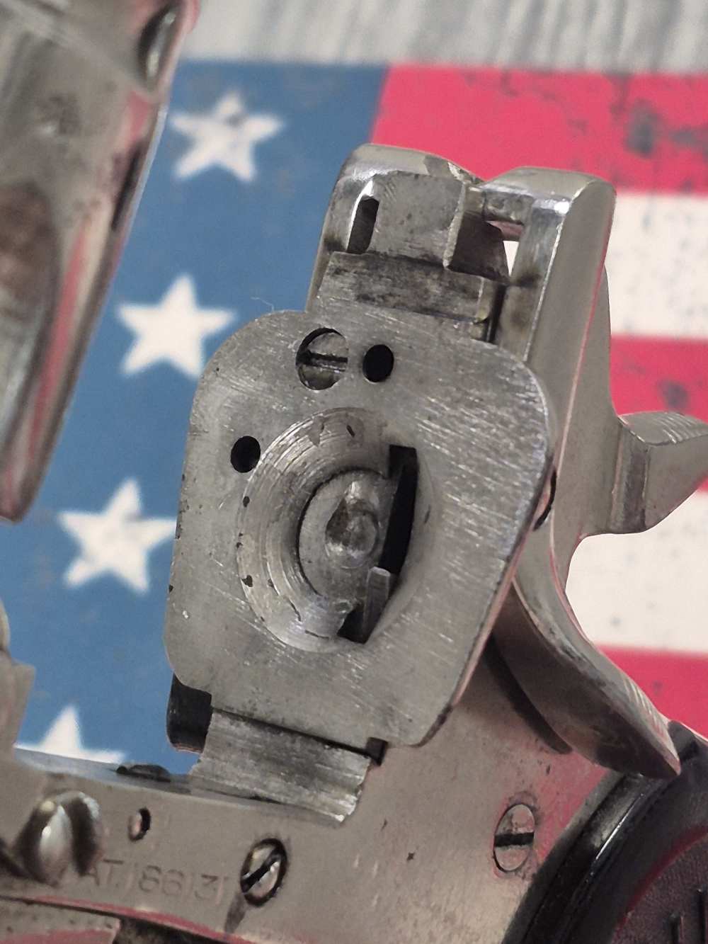 PENNY! VERY NICE RENICKELED OFFICER STYLE WEBLEY IV REVOLVER 38/200 WW2 -img-9