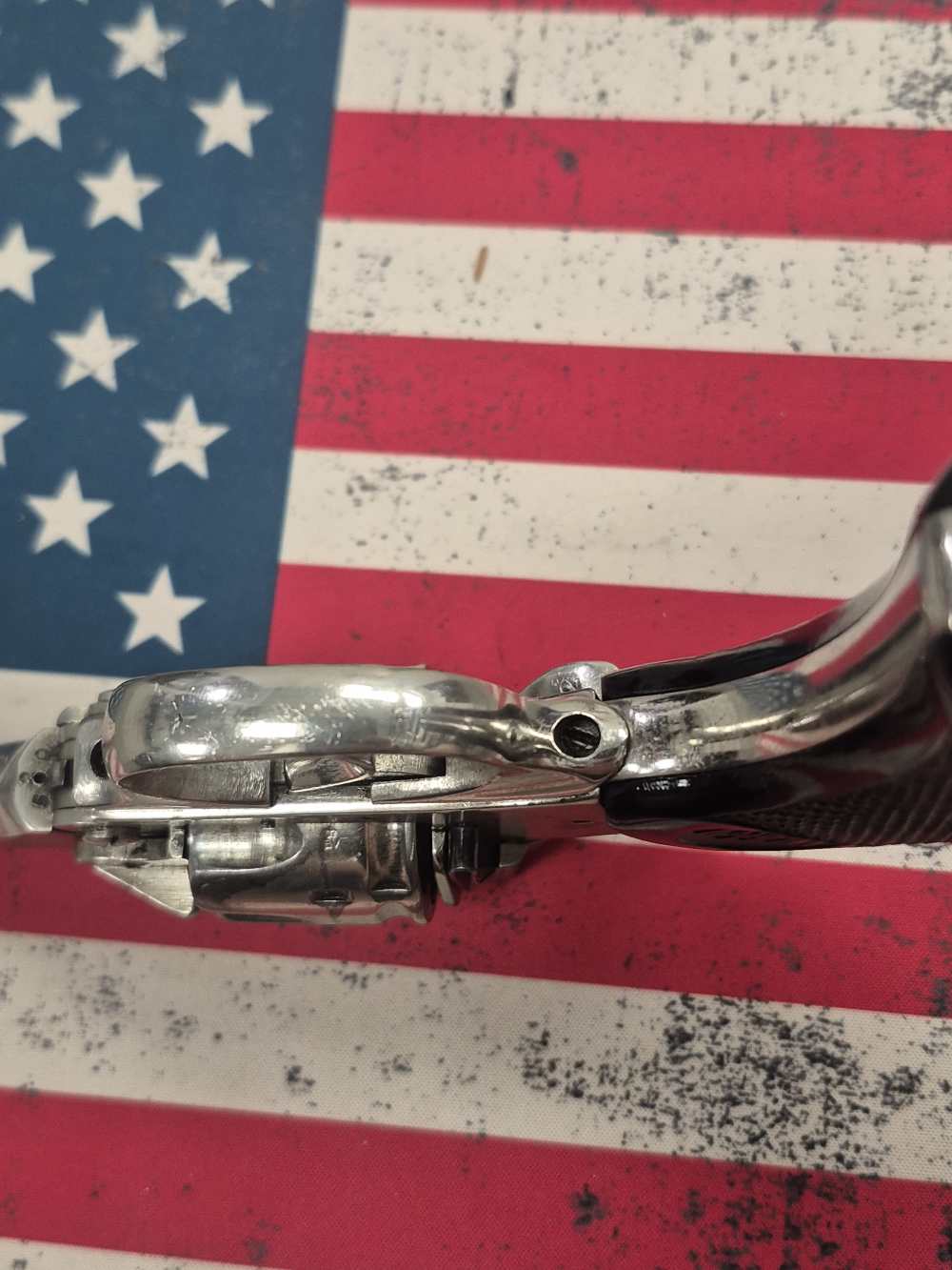 PENNY! VERY NICE RENICKELED OFFICER STYLE WEBLEY IV REVOLVER 38/200 WW2 -img-25
