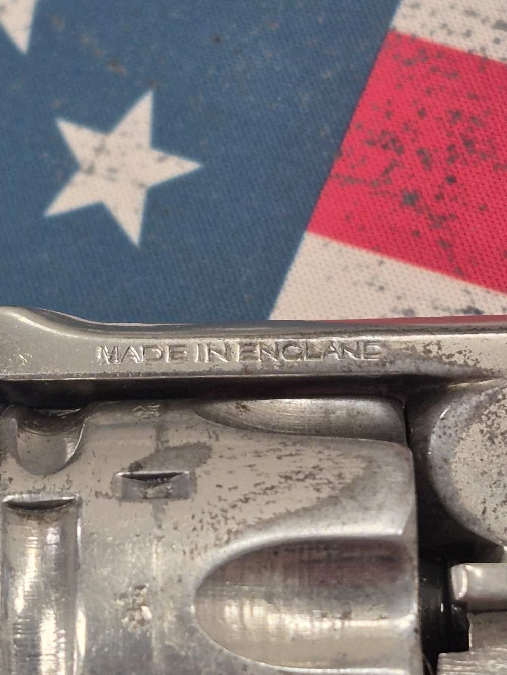 PENNY! VERY NICE RENICKELED OFFICER STYLE WEBLEY IV REVOLVER 38/200 WW2 -img-6