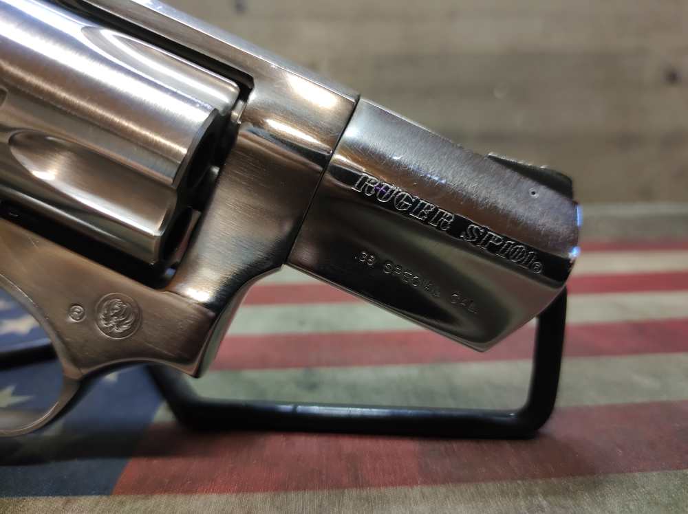 LOOK! EXCEL. COND. RUGER SP-101 STAINLESS .38Spl+P 2.25"Brl Mfg 1990 PENNY-img-21