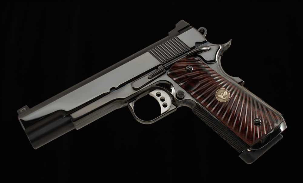 Wilson Combat CQB Elite, 10mm – MIRROR POLISH SALT BLUE, 5”, FULL SIZE-img-2
