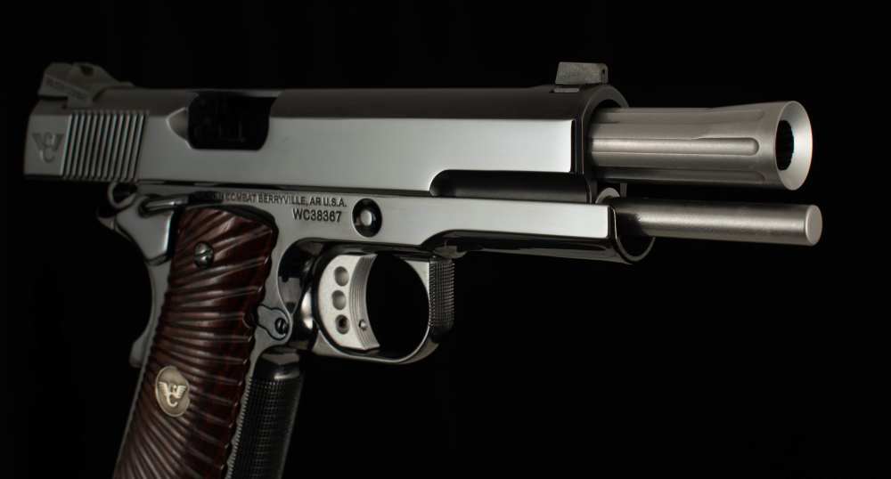 Wilson Combat CQB Elite, 10mm – MIRROR POLISH SALT BLUE, 5”, FULL SIZE-img-4