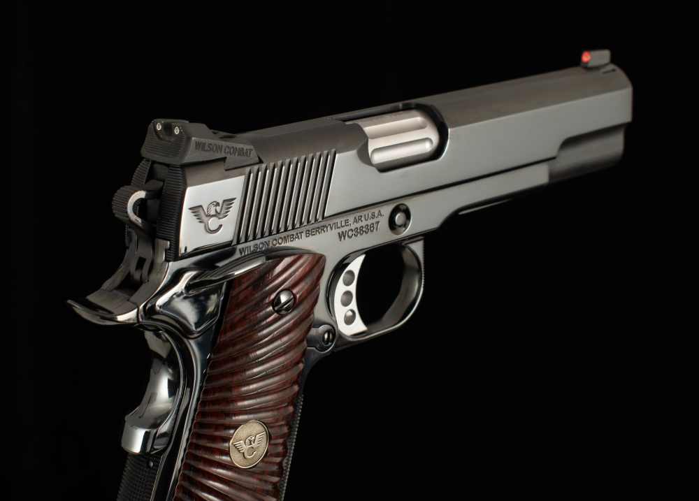 Wilson Combat CQB Elite, 10mm – MIRROR POLISH SALT BLUE, 5”, FULL SIZE-img-5