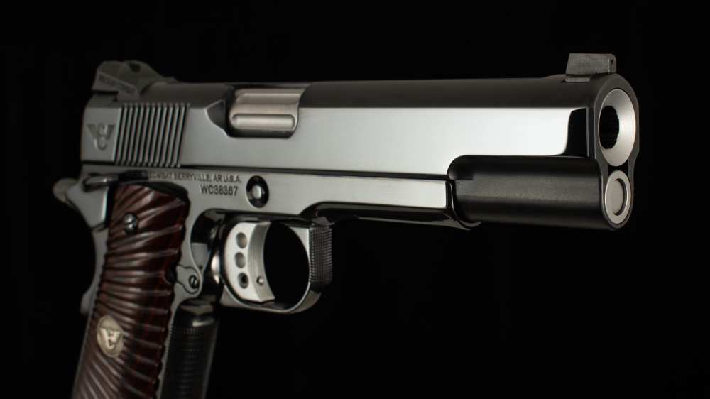 Wilson Combat CQB Elite, 10mm – MIRROR POLISH SALT BLUE, 5”, FULL SIZE-img-3