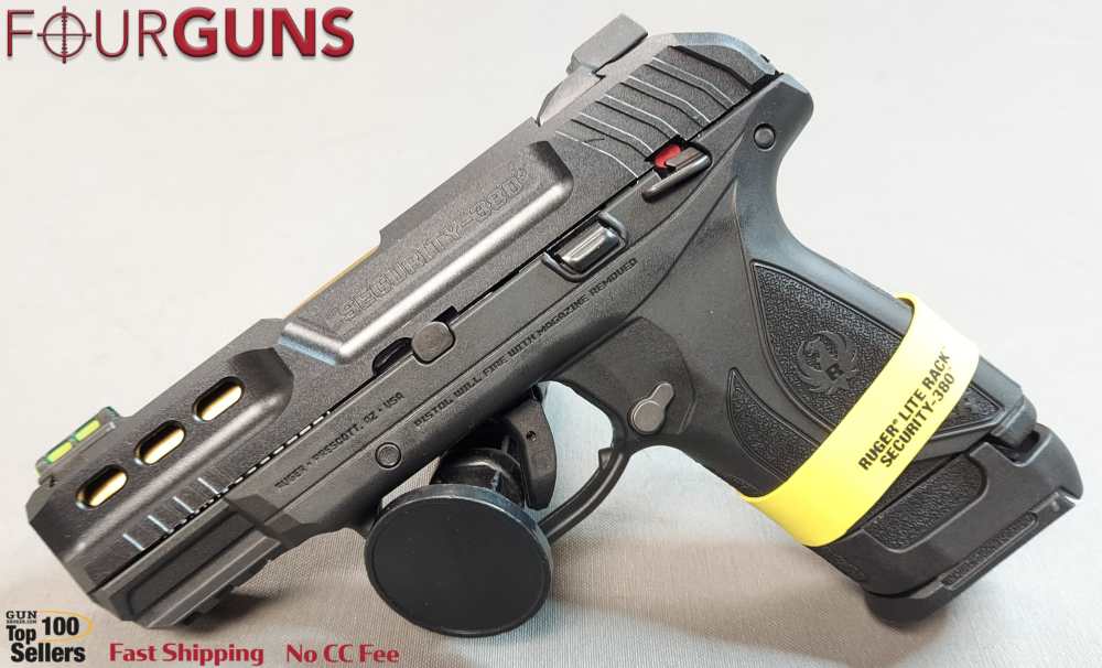 Ruger Security 380 Compact Semi-Auto Pistol 380 ACP 3.42" Barrel 15 Rounds-img-0