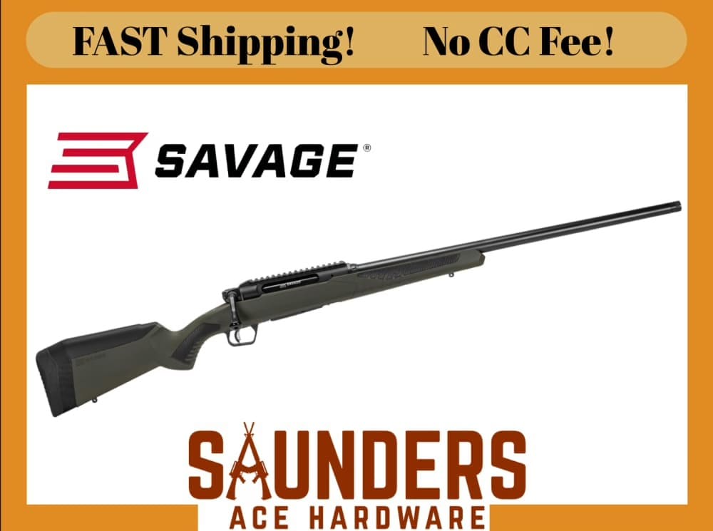 SAVAGE IMPULSE HOG HUNTER Straight Pull Ambidextrous Rifle OD Green 300W 3R-img-0