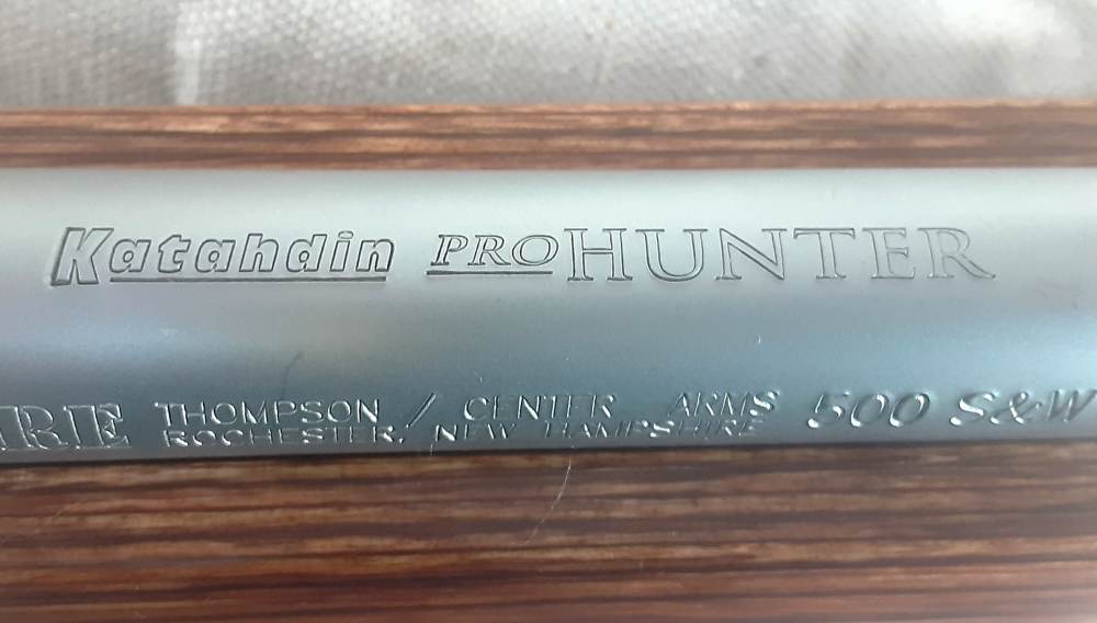 Thompson/Center Encore KATAHDIN Pro Hunter 500 S&W Mag 20" SS  SN PS70025 -img-11
