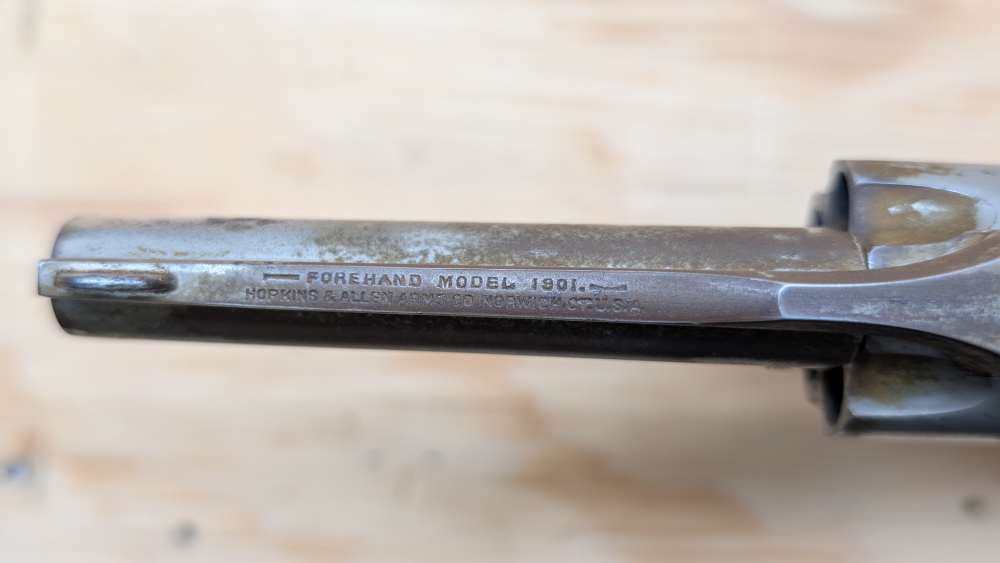 Hopkins & Allen Forehand Model 1901 .32 S&W 3" 5-Shot Revolver C&R-img-4